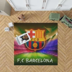 FC Barcelona Top Ranked Football Club Rug