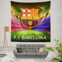 FC Barcelona Top Ranked Football Club Tapestry