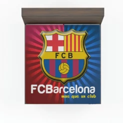 FC Barcelona largest social media following Team Fitted Sheet
