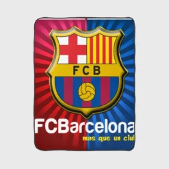 FC Barcelona largest social media following Team Fleece Blanket 1