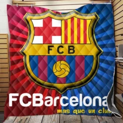 FC Barcelona largest social media following Team Quilt Blanket