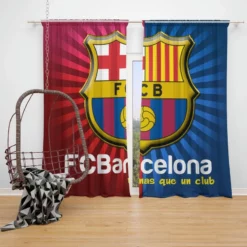 FC Barcelona largest social media following Team Window Curtain