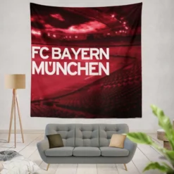 FC Bayern Munich Exciting Football Club Tapestry