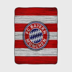 FC Bayern Munich Football Club Logo Fleece Blanket 1