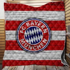 FC Bayern Munich Football Club Logo Quilt Blanket