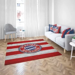 FC Bayern Munich Football Club Logo Rug 2