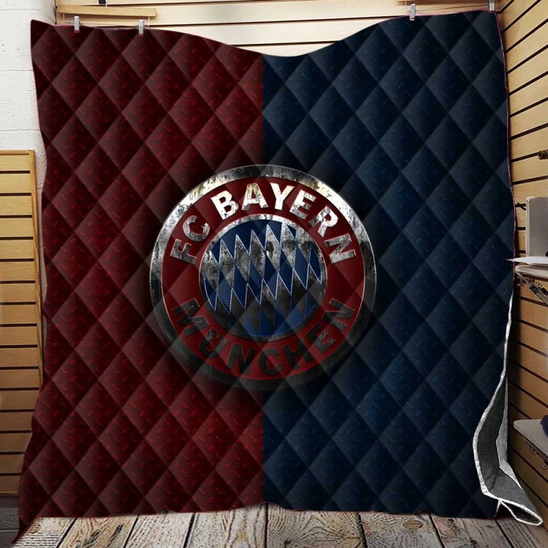 FC Bayern Munich Strong Football Club Quilt Blanket