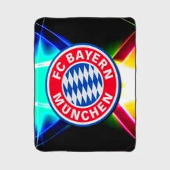 FC Bayern Munich Successful Club in German Football Fleece Blanket 1