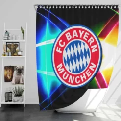 FC Bayern Munich Successful Club in German Football Shower Curtain