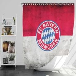 FC Bayern Munich UEFA Champions League Club Shower Curtain