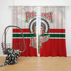FHC Golden Frolunda Indians 2018 NHL Hockey Window Curtain