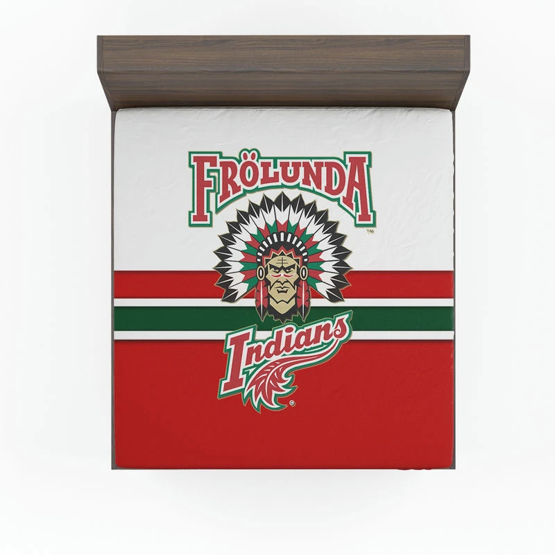 FHC Golden  Frolunda Indians NHL Hockey Fitted Sheet