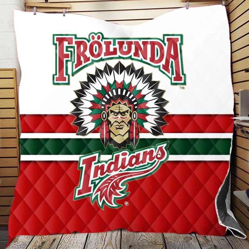 FHC Golden  Frolunda Indians NHL Hockey Quilt Blanket