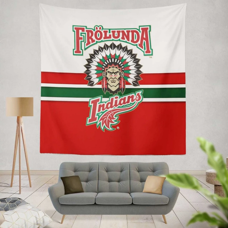 FHC Golden  Frolunda Indians NHL Hockey Tapestry