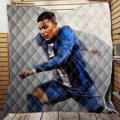 FIFA 23 Kylian Mbappe PSG Football Quilt Blanket