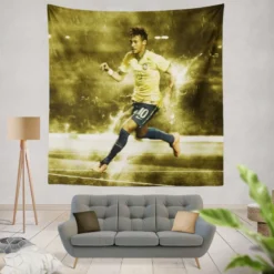 FIFA World Cup Footballer Neymar Tapestry