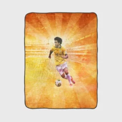 FIFPro World XI Football Player Marcelo Vieira Fleece Blanket 1