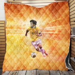 FIFPro World XI Football Player Marcelo Vieira Quilt Blanket