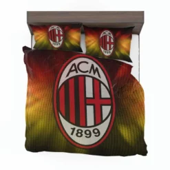 Famous Football Club in Italy AC Milan Bedding Set 1