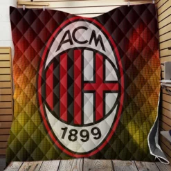 Famous Football Club in Italy AC Milan Quilt Blanket