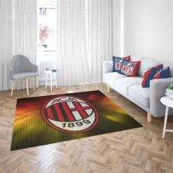 Famous Football Club in Italy AC Milan Rug 2