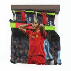 Fast FA Cup Soccer Player Roberto Firmino Bedding Set 1