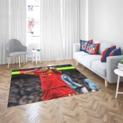 Fast FA Cup Soccer Player Roberto Firmino Rug 2