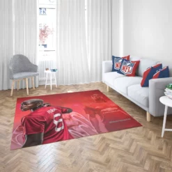 Fast United Football Player Paul Pogba Rug 2