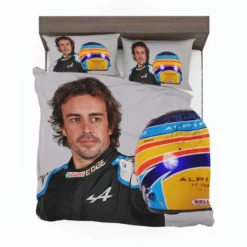 Fernando Alonso Exciting Spanish Formula 1 Player Bedding Set 1