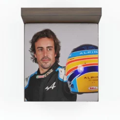 Fernando Alonso Exciting Spanish Formula 1 Player Fitted Sheet