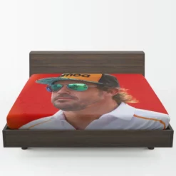 Fernando Alonso Popular Spanish Formula 1 Player Fitted Sheet 1