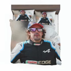 Fernando Alonso Top Ranked Spanish Formula 1 Player Bedding Set 1