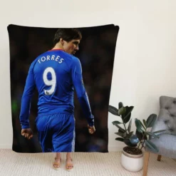 Fernando Torres Active Chelsea Player Fleece Blanket