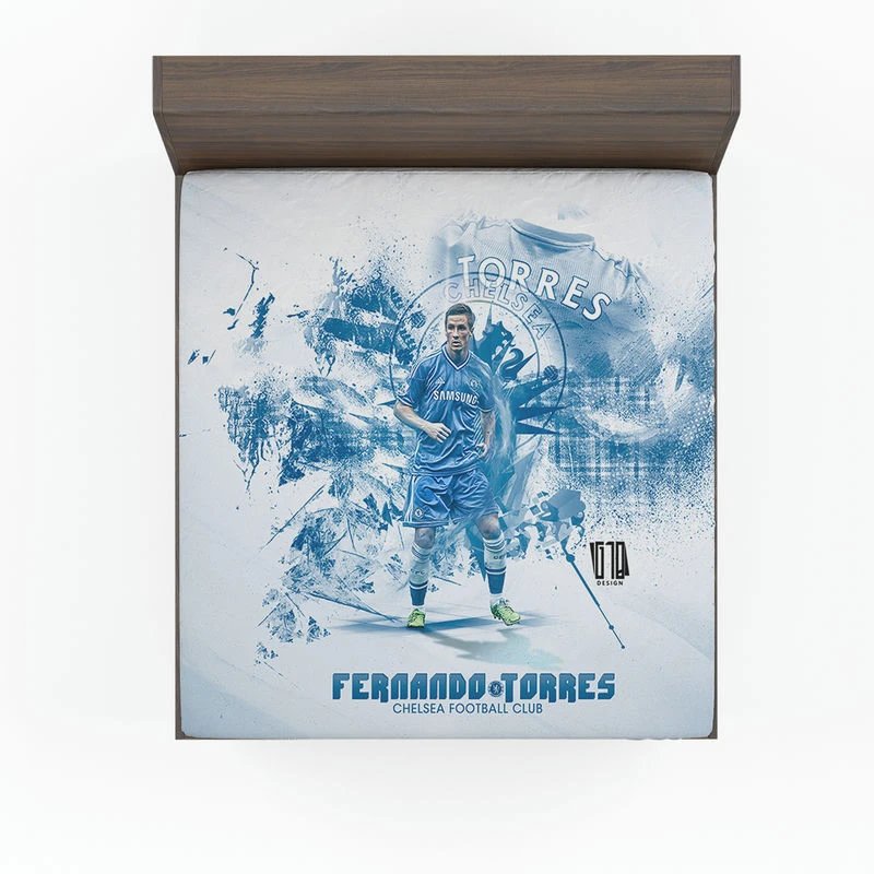 Fernando Torres Chelsea Officiel Player Fitted Sheet