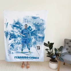 Fernando Torres Chelsea Officiel Player Fleece Blanket