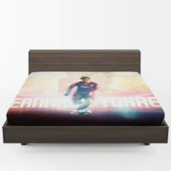 Fernando Torres English League Soccer Player Fitted Sheet 1