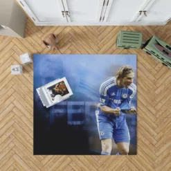 Fernando Torres Exciting Football Player Rug