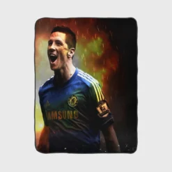 Fernando Torres Football Player Fleece Blanket 1