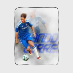 Fernando Torres La Liga Football Player Fleece Blanket 1