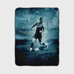 Fernando Torres Premier League Soccer Player Fleece Blanket 1