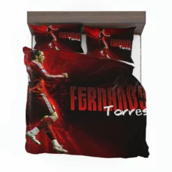 Fernando Torres Professional Soccer Player Bedding Set 1