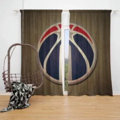 Finals MVP Basketball Club Washington Wizards Window Curtain