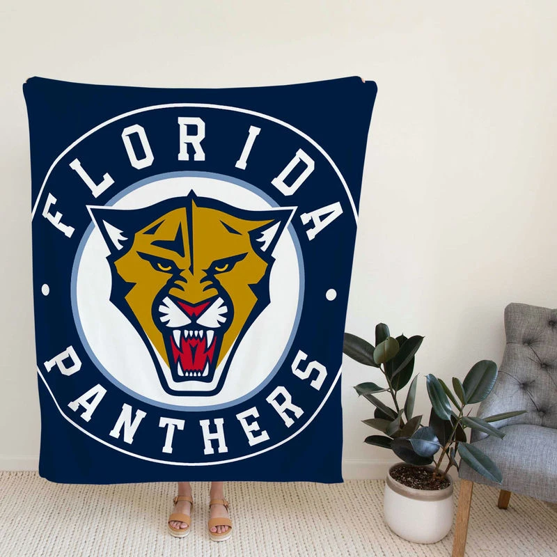 Florida Panthers Professional NHL Hockey Team Fleece Blanket
