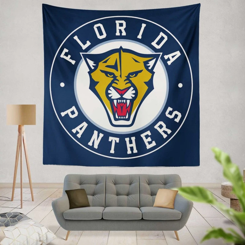 Florida Panthers Professional NHL Hockey Team Tapestry