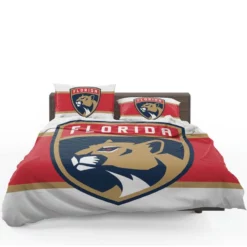 Florida Panthers Top Ranked NHL Hockey Club Bedding Set