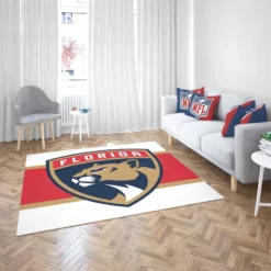 Florida Panthers Top Ranked NHL Hockey Club Rug 2