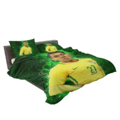 Focused Football Player Roberto Firmino Bedding Set 2