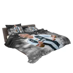 Focused Juve Football Player Cristiano Ronaldo Bedding Set 2