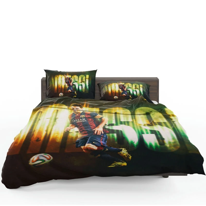 Football Player Barcelona Lionel Messi Bedding Set