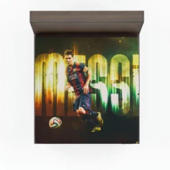 Football Player Barcelona Lionel Messi Fitted Sheet